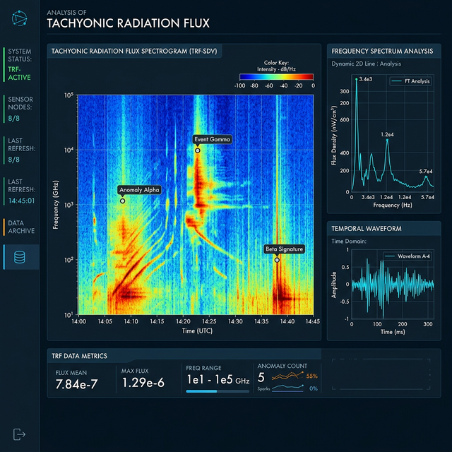 Tachyonic Decay Flux / Velocity Correlation Chart